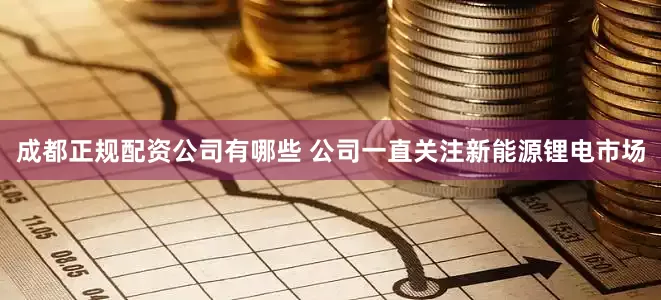成都正规配资公司有哪些 公司一直关注新能源锂电市场